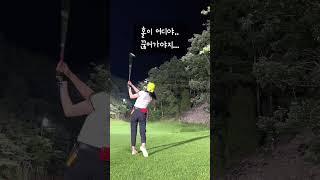 미스샷인듯 미스샷 아닌 굿샷️‍️ #shortvideo #쇼츠 #golf #golfer #골프 #골프치는여자 #골프스윙 #골프스윙동영상 #아이언샷 #굿샷 #여자아마추어골퍼