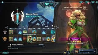 Paladins 3.4 Radiant Stars Battlepass 13 All Items, All Levels, Free and Paid Path