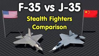 Chinese J-35 vs F-35 Fighter Jets - 2025 Comparison