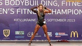 2013 World IFBB - SCHAKHRYKOVICH Alice (BLR) Women's FITNESS over 163 cm - Round 1