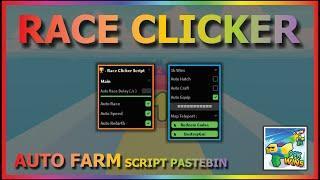 RACE CLICKER Script Pastebin 2022 AUTO FARM | AUTO CLICK | TELEPORT | AUTO HATCH | AUTO REBIRTH 