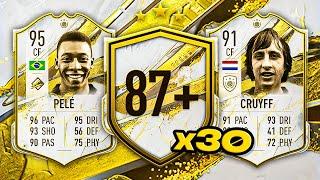 30x 87+ BASE OR MID ICON PACKS!  FIFA 23 Ultimate Team