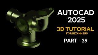 AutoCAD 2025 3D Modeling Tutorial for Beginners || AutoCAD Bangla Tutorial