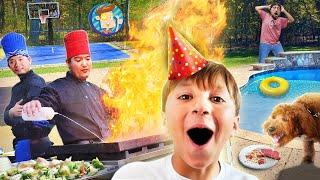 HIBACHI in our Backyard = Heaven (Chase's Birthday FV Family Vlog)