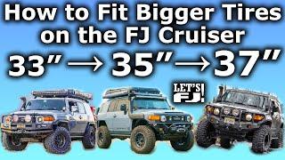 FJ Cruiser Tire & Wheel Complete Fitment Guide - Fitting Any Size of Wheel & Tire on Your FJ!