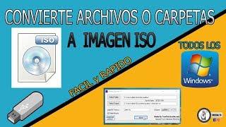 Como Convertir Archivos o Carpetas a Imagen ISO 2019 | CheznaTV