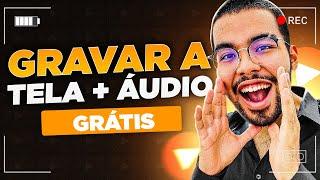 Não sabe como gravar a tela do PC com Áudio? Aprenda em 6 minutos (Áudio interno, webcam, microfone)