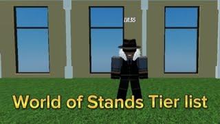 World of Stands PvP Tier List