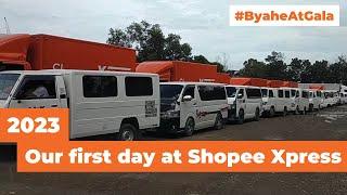 Our first day at Shopee Xpress New Year 2023 / First Mile Linehaul/ Biyaheng Spx