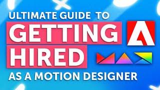 Get Hired as a Motion Designer (Everything you need to know) | Adobe Max