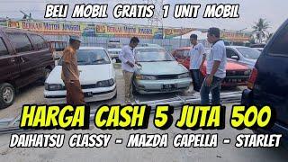 BANTING HARGA 5 JUTA 500 DI BERKAH MOTOR JONGGOL BELI MOBIL GRATIS 1 MOBIL