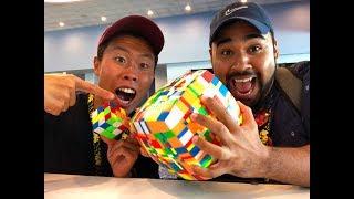 HOW TO SOLVE THIS 17x17 GIANT RUBIK'S CUBE