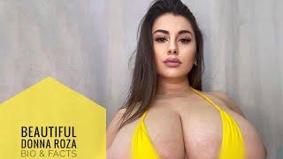 Beautiful Donna Roza Curvy Model & Plus Size Wiki-Body Positivity-Instagram Star-Fashion Model & Bio