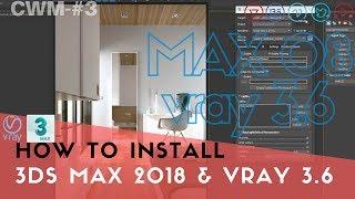 How to install | 3ds max 2018 and Vray 3.6 | Step By Step | In windows PC 64bit