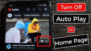 Turn Off Auto Play Video on YouTube Home Page | Disable YouTube Auto Play