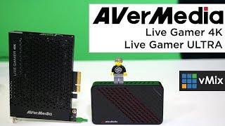 AVerMedia Live Gamer 4K and Live Gamer Ultra- vMix Supported Hardware