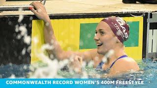 Ariarne Titmus Commonwealth Record Breaking Moment | 2021 Australian Swimming Trials | Amazon Prime