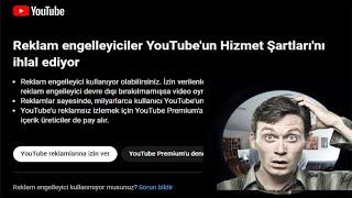 Reklam Engelleyiciler YouTube'un Hizmet Şartları'nı İhlal Ediyor | KESİN ÇÖZÜMÜ | 10.11.2023