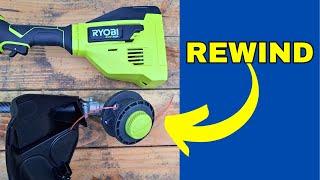 Easiest Way to Rewind Weed Eater String