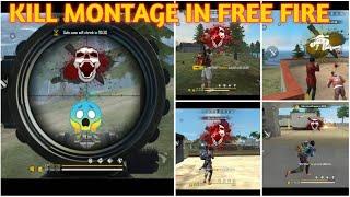 FREE FIRE KILL MONTAGE | My new killing video | Shehzade Gaming