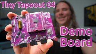 TinyTapeout04: demoboard preview and quickstart guide