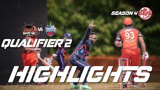 GT20 Canada Season 4 | Qualifier - 2 | Brampton Wolves vs Toronto Nationals | Highlights