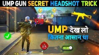 After Update [ Ump, Mp40, Thompson ] Headshot Trick And Settings| Free Fire Me Headshot Kaise Mare