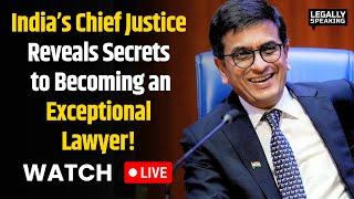 CJI DY Chandrachud Speech LIVE: Practical Tips to Young Advocates and Law Students। Supreme Court