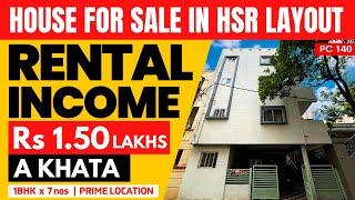 HOUSE for SALE in HSR LAYOUT Bangalore| Rental Income Property in BangaloreIndependent House sale