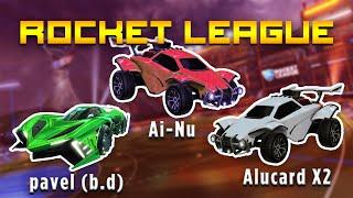 Rocket League с товарищами! 3 на 3: Alucard X2, Ai-Nu, pavel (b.d) и Eugene_Fox.