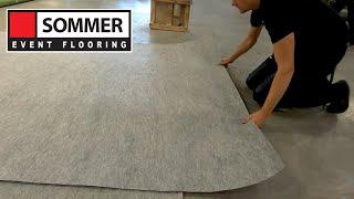 How to install carpet with overlap | Sommer Event Flooring