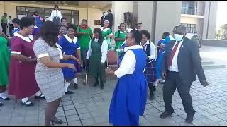 Manganya and winiko with Female Parliament member on girl child day...