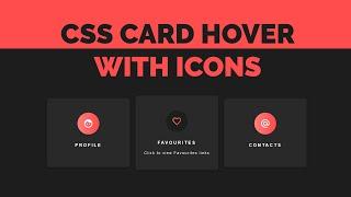 CSS Card Hover Effect | Simple Card Hover effect CSS