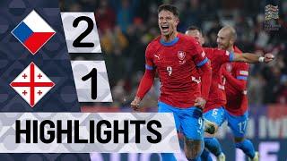 Czechia vs Georgia 2-1 Extended Highlights | UEFA Nations League 2024