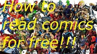 How to read comic books for free 2018 Marvel/DC