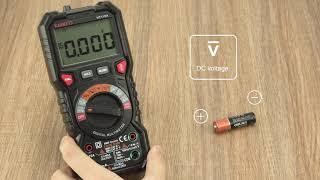 How to Measure DC Voltage with KAIWEETS HT118A Multimeter?