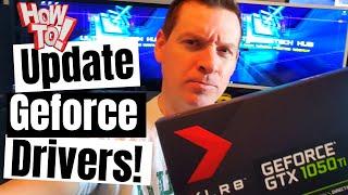 HOW TO UPDATE NVIDIA GEFORCE DRIVERS IN WINDOWS -STUDIO OR GAME DRIVER