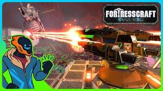 Wildly Underrated Factory Builder & Base Defense! - Fortresscraft Evolved!