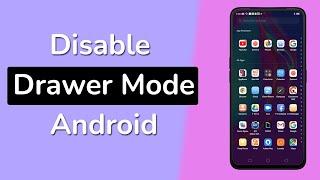 How to Change from Drawer Mode to Standard Mode in Android?