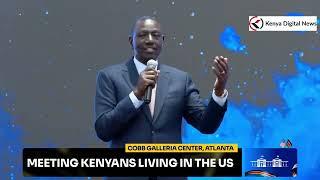 Humble President Ruto Answers Tough Questions from Kenyans Living in the USA on Kenya's Economy!