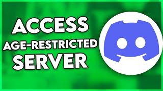 How to Access Age Restricted Server in Discord PC