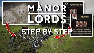 MANOR LORDS STEP BY STEP - Ich spiele MANOR LORDS und ERKLÄRE ALLES (HILDEBOLT, SÖLDNER & das ENDE)