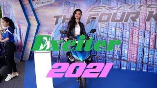 Yamaha Exciter 150i 2021 - Xanh Cam Đen - Blue Raptor - Y-Riders FEST 2020 - Walkaround | Top WaveX