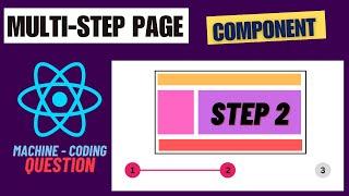 Stepper component in React | Frontend machine coding question