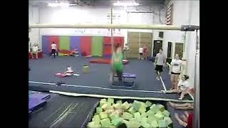 Gymnast Girl's Rope Crotch Shot