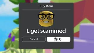 Roblox scammed me