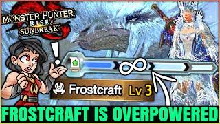 The Most BROKEN STRONG New Armor Skill - Frostcraft Breakdown & More - Monster Hunter Rise Sunbreak!