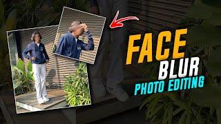 FACE BLUR PHOTO EDITING | INSTAGRAM TRENDING PHOTO EDITING TUTORIAL | HEAD BLUR PHOTO EDITING