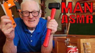 ASMR Grandpa Gives You a Toolbox  Interesting Tool Identification & Uses Ramble (TAPPING RUMMAGING)