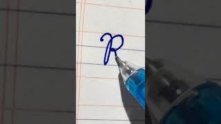 how to write R in cursive writing | cursive writing kaise likhe | cursive writing #shorts #writing